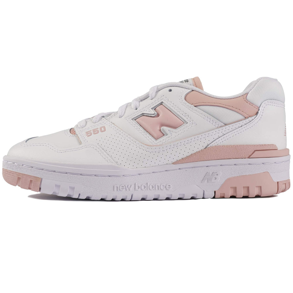 New Balance Womens 550s - White and Pink
