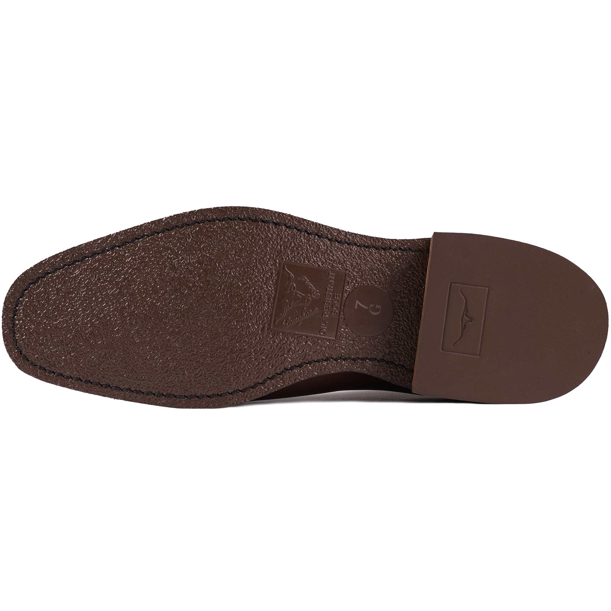 Comfort Craftsman Pull Up Leather Boot - Mid Brown