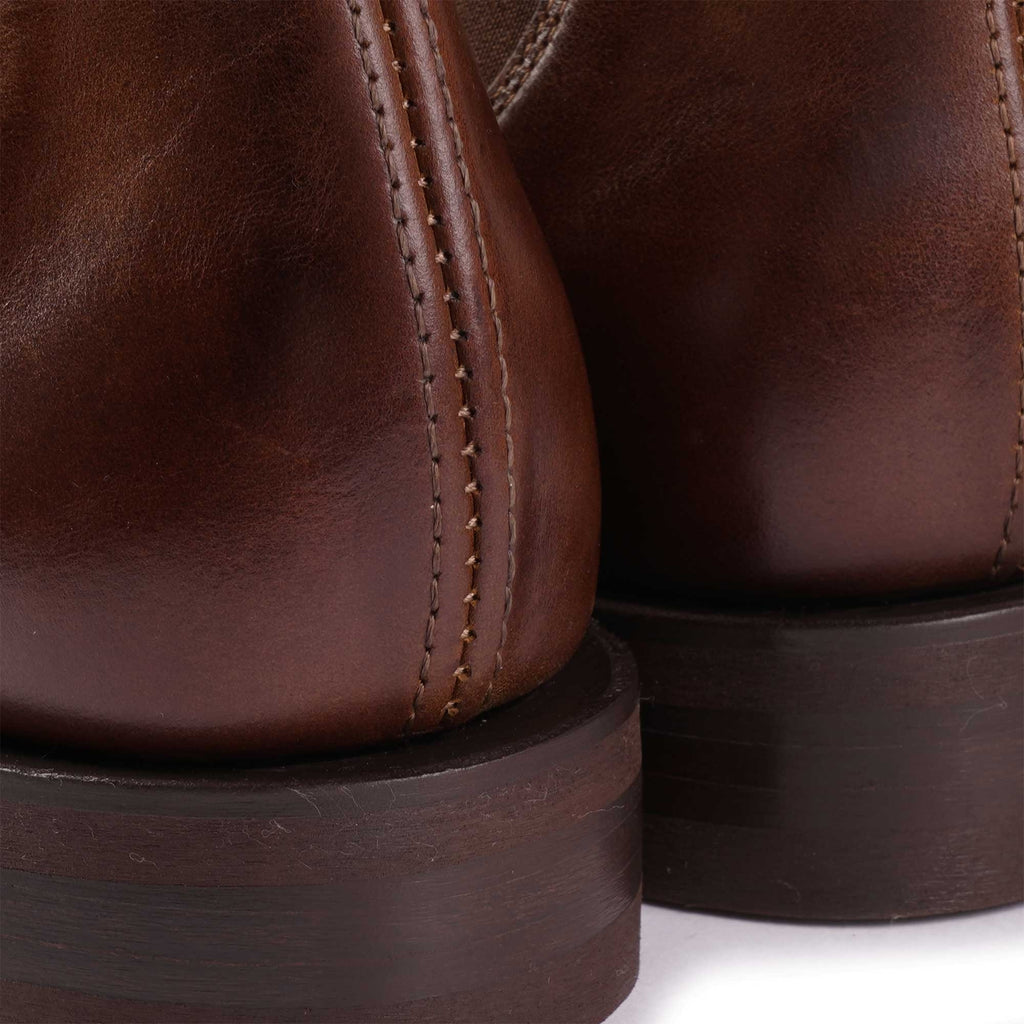 Comfort Craftsman Pull Up Leather Boot - Mid Brown