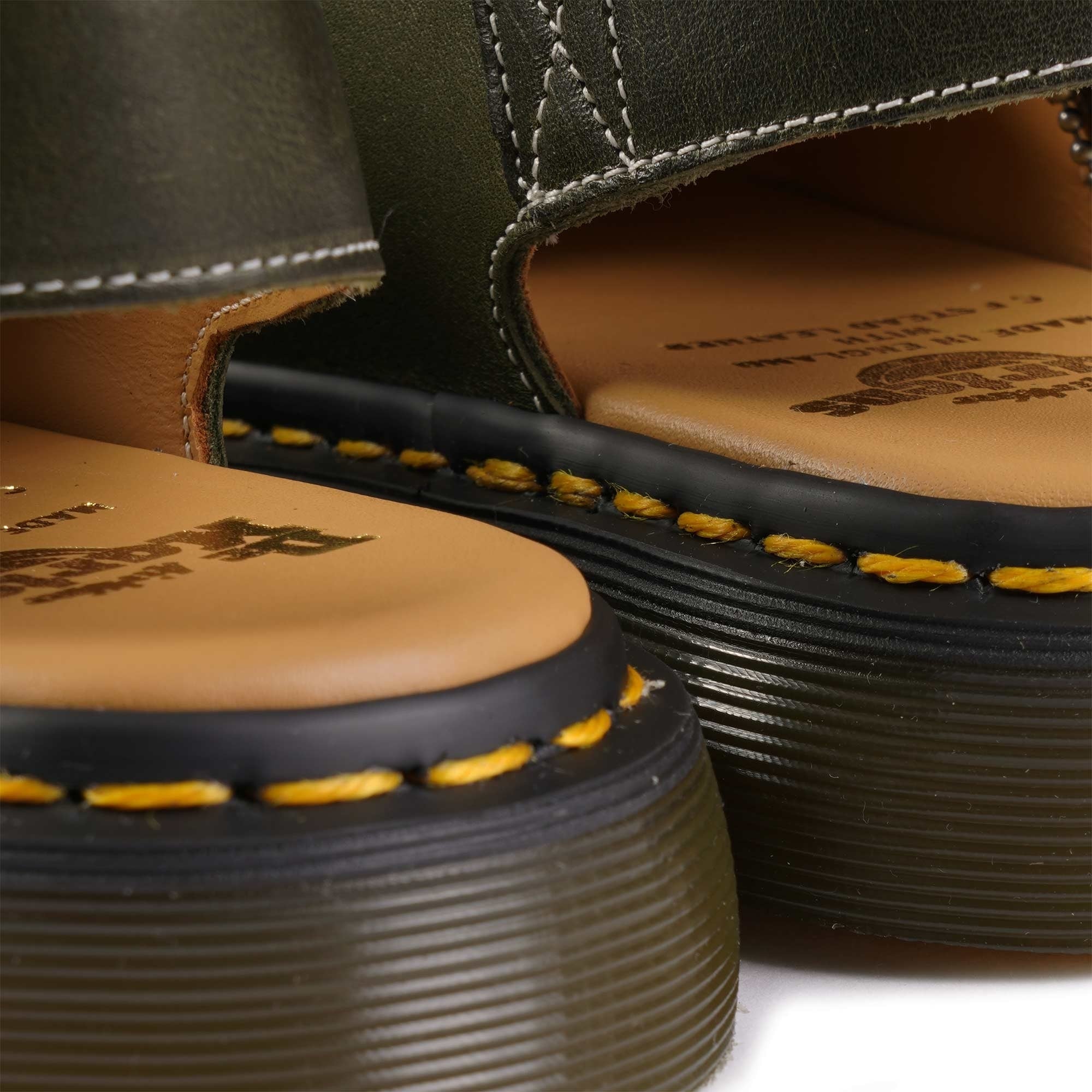 Dr. Martens Made In England Jorge Mules - Dark Green
