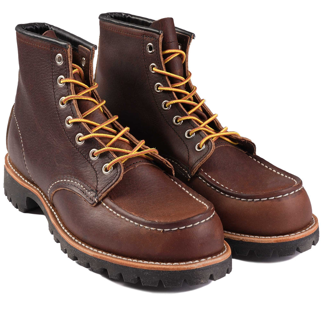 Roughneck Moc Toe Work Boots - Brown