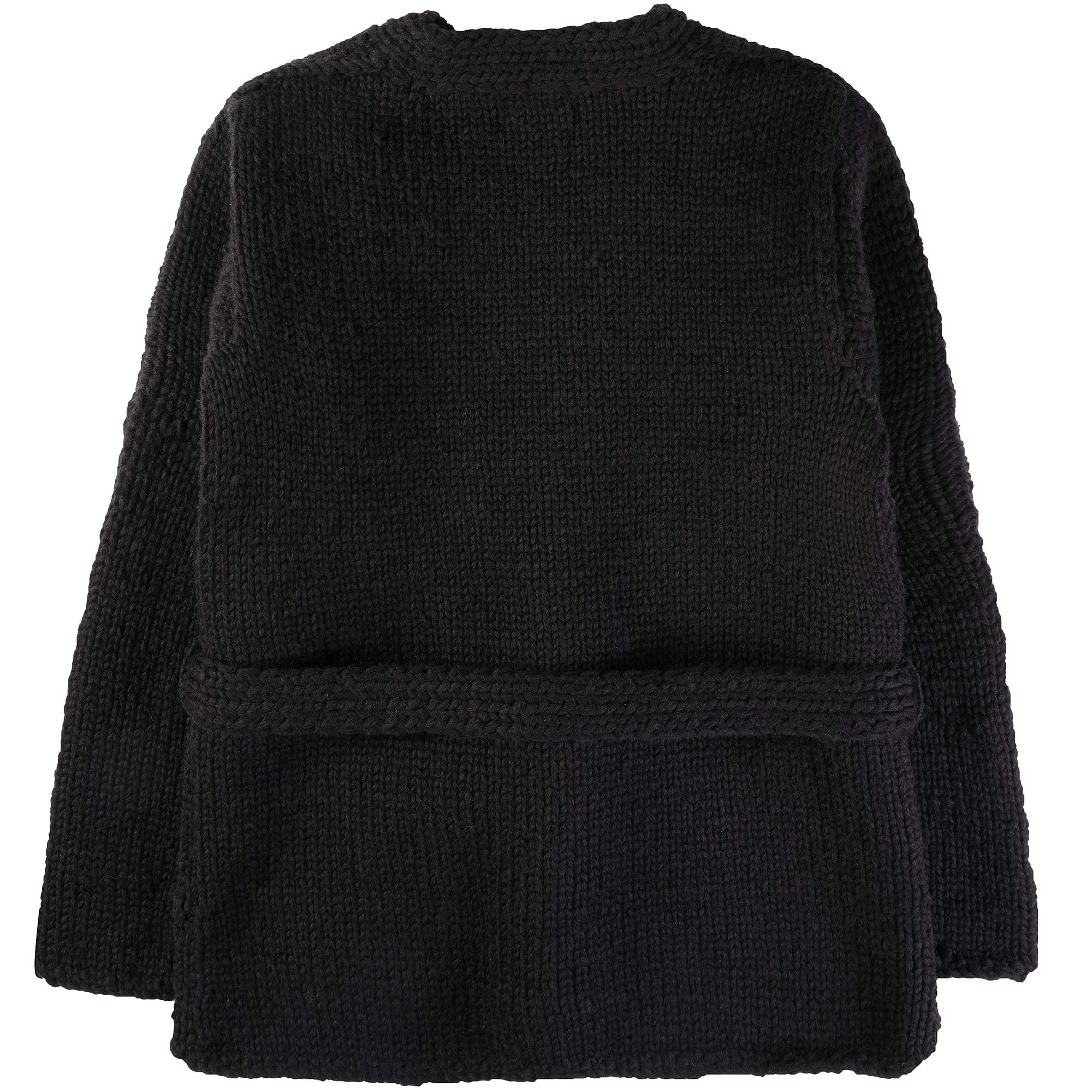 Faiz TS Heavy Weight Hand Knitted  Kyoto Robe - Black