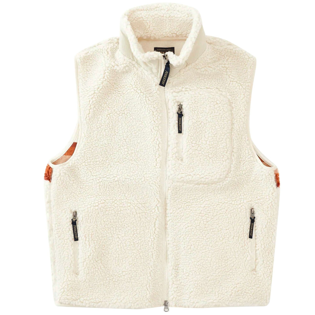 Pendleton Woolen Mills Unisex Boa Stand Vest - Ivory – Stuarts London