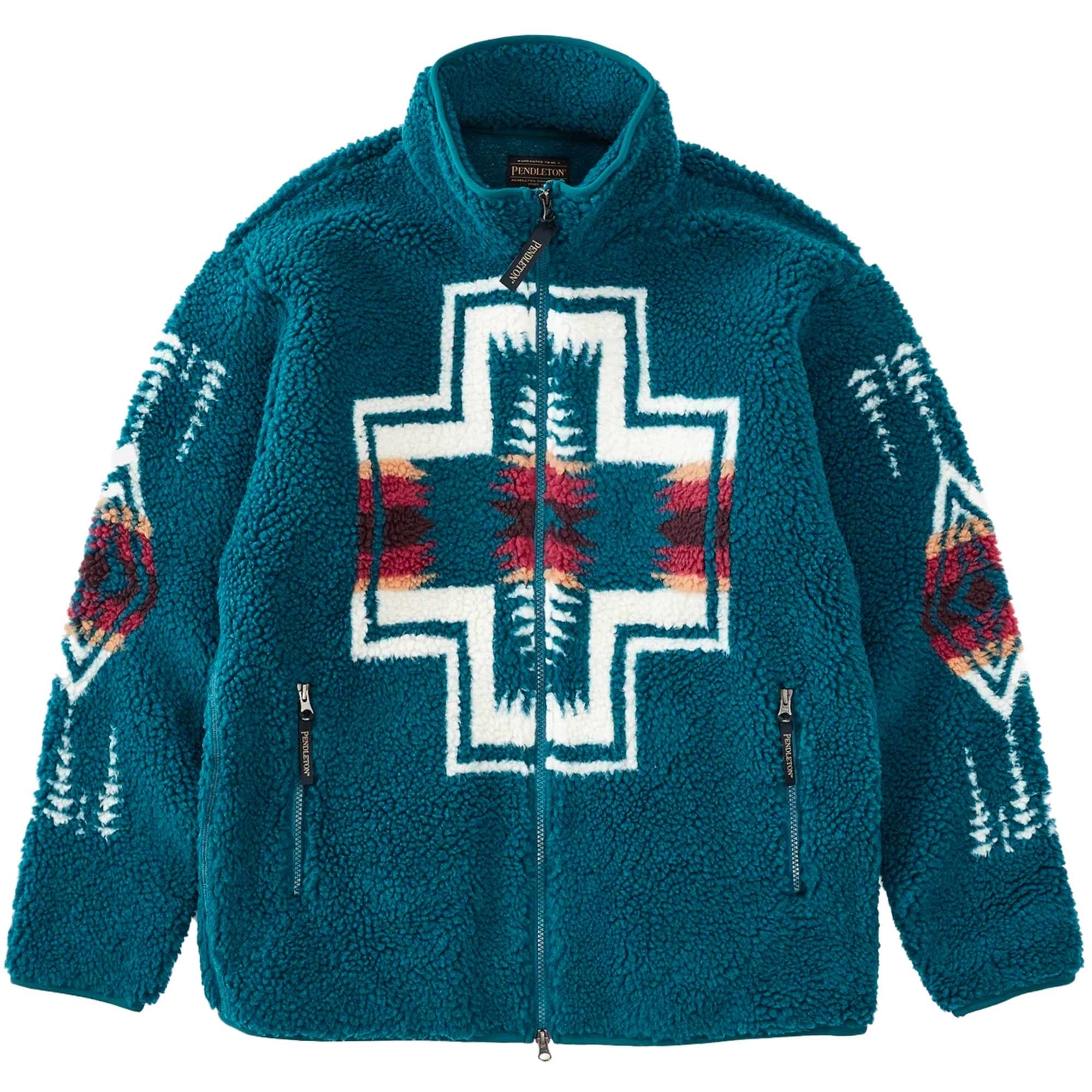 Pendleton Woolen Mills Unisex Boa Blouson - Turquoise