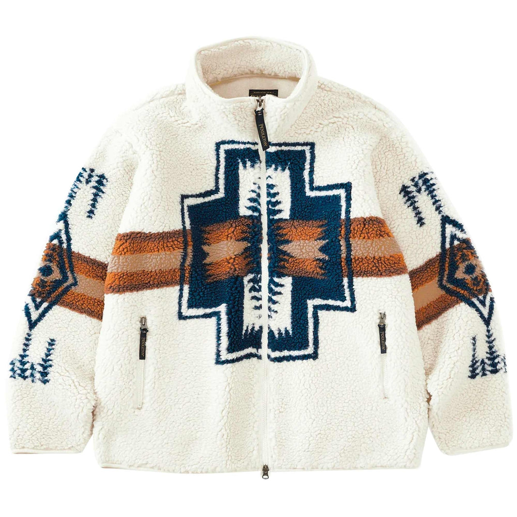 Pendleton Woolen Mills Unisex Boa Blouson - Ivory
