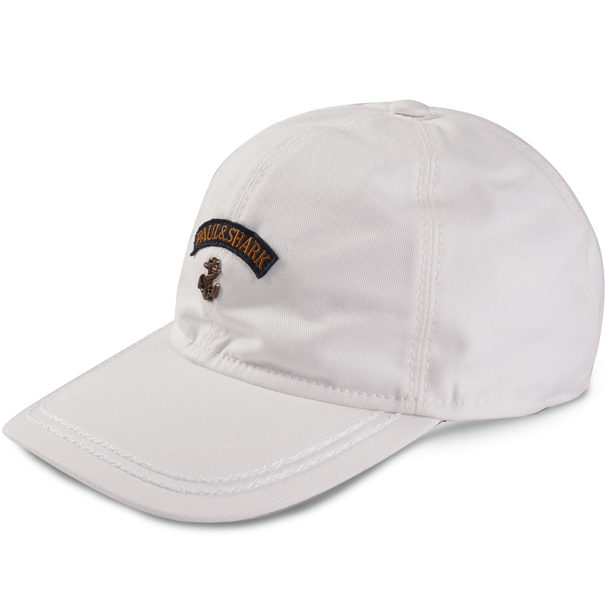 Paul and Shark Logo Baseball Cap - White
