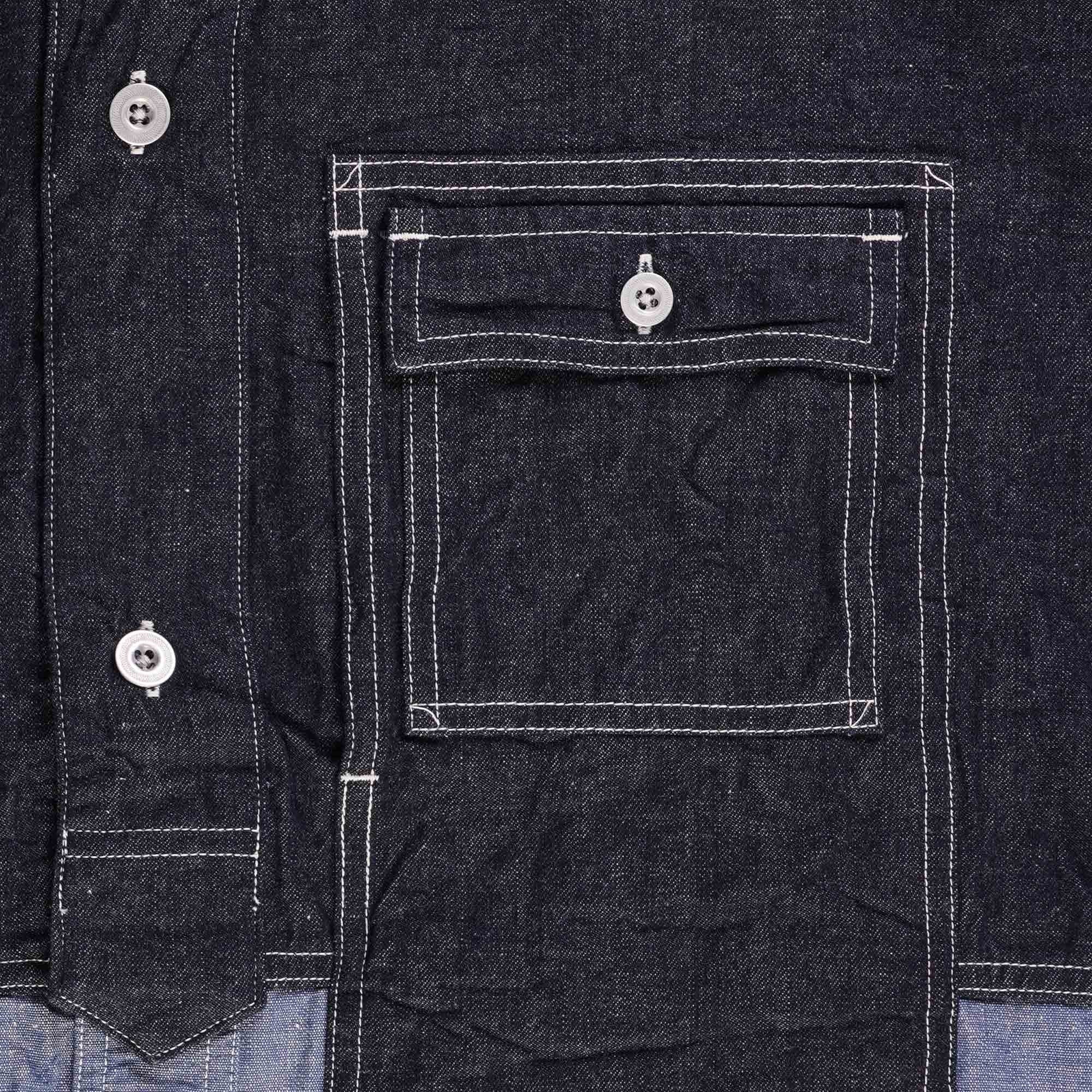 Nigel Cabourn Utility Shirt Type 2 10oz Denim - Indigo – Stuarts