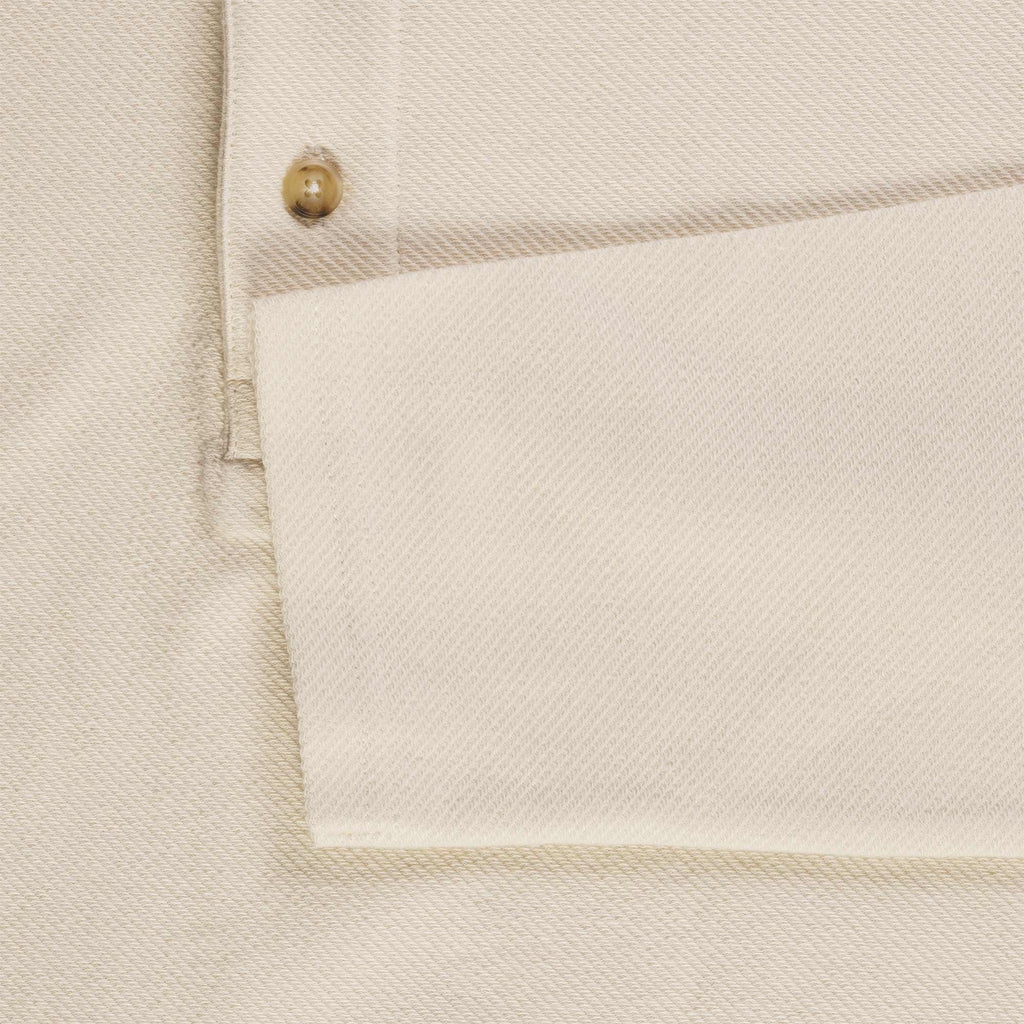 Armor Lux Long Sleeve Polo Shirt - Natural