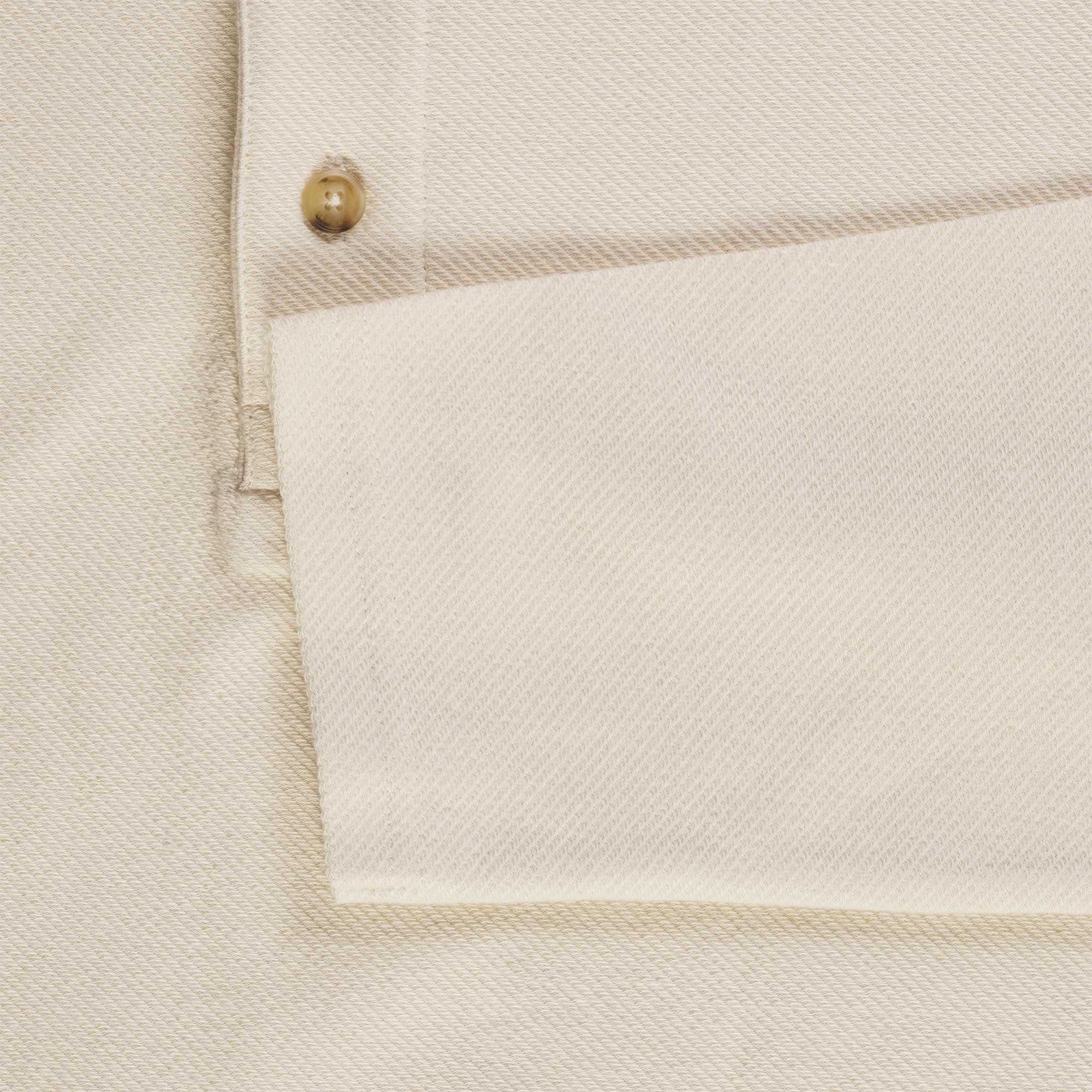 Armor Lux Long Sleeve Polo Shirt - Natural