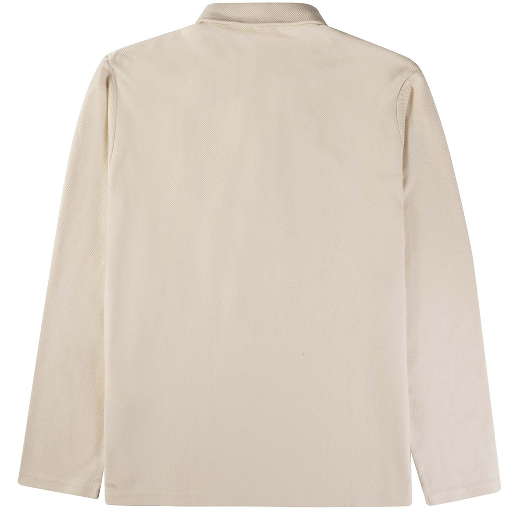 Armor Lux Long Sleeve Polo Shirt - Natural