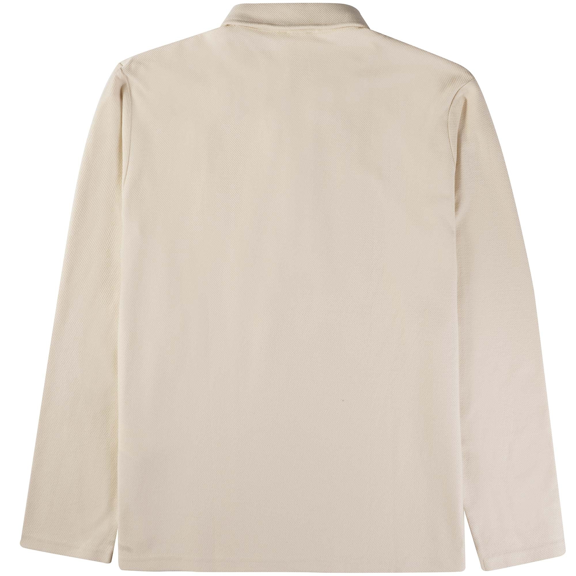 Armor Lux Long Sleeve Polo Shirt - Natural