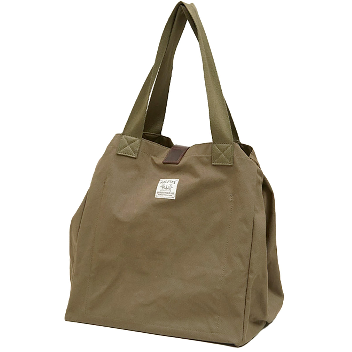Nigel Cabourn Bucket Bag Halftex Peat Label - Khaki – Stuarts London
