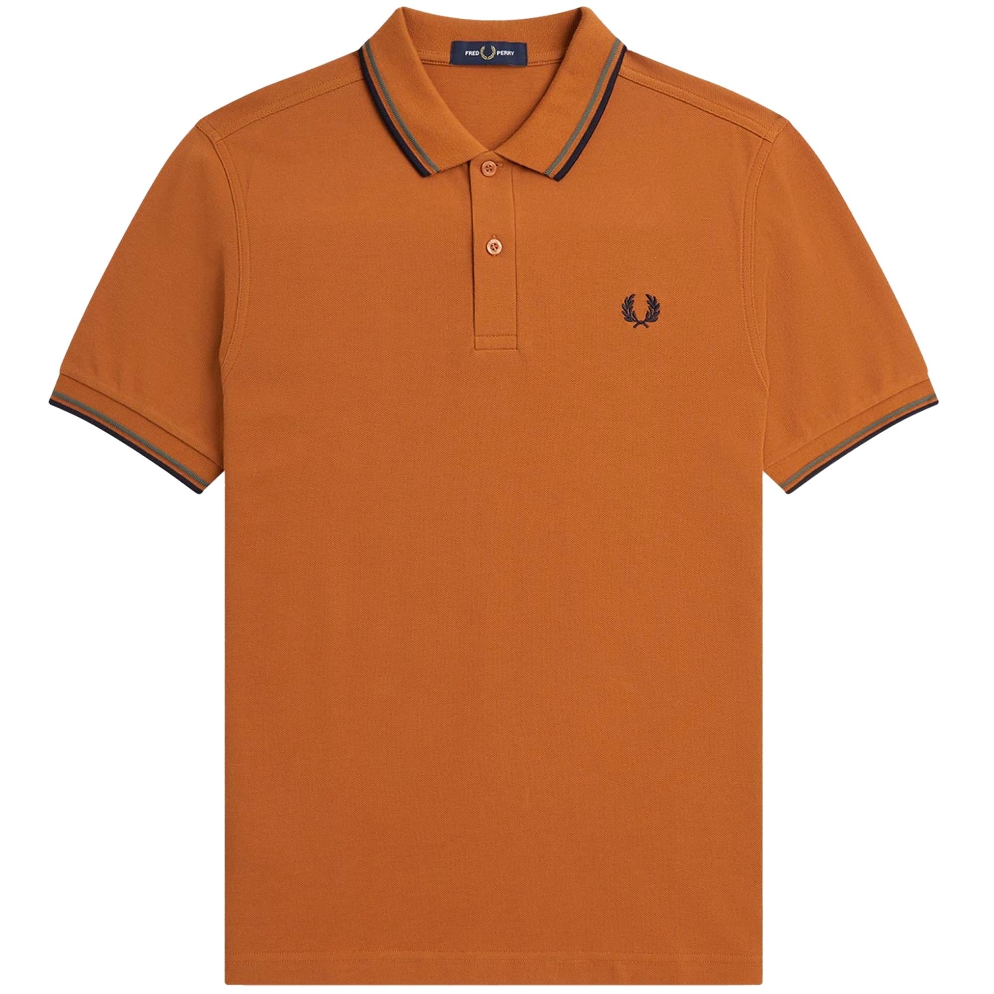 Fred Perry M3600 Twin Tipped Polo Shirt - Nut Flake