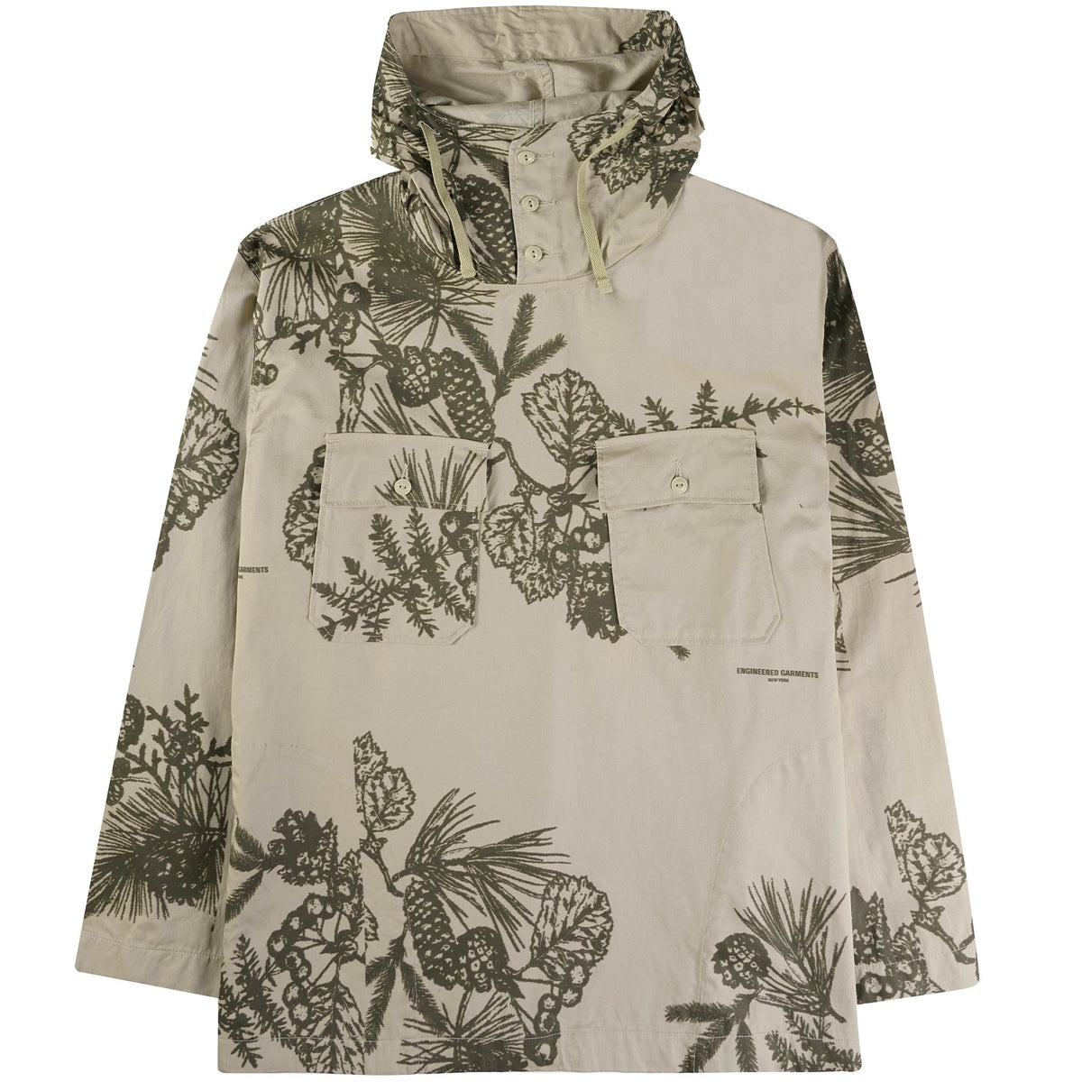 Engineered Garments Cagoule Shirt - Khaki – Stuarts London