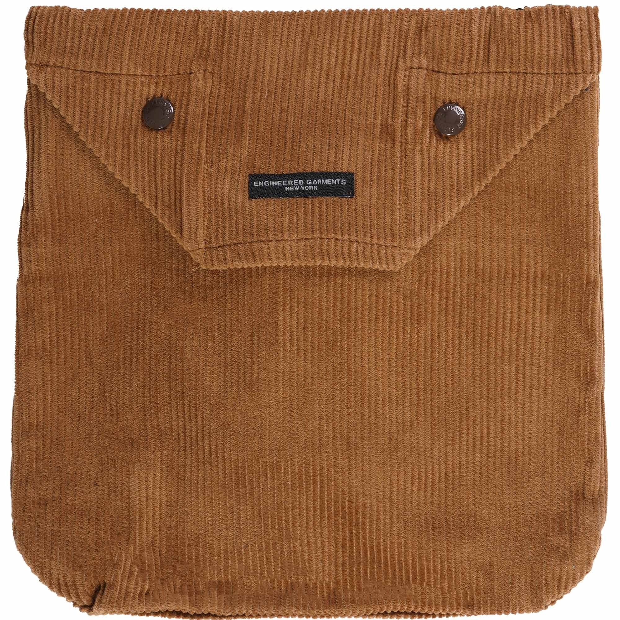Engineered Garments Corduroy Shoulder Pouch - Chestnut