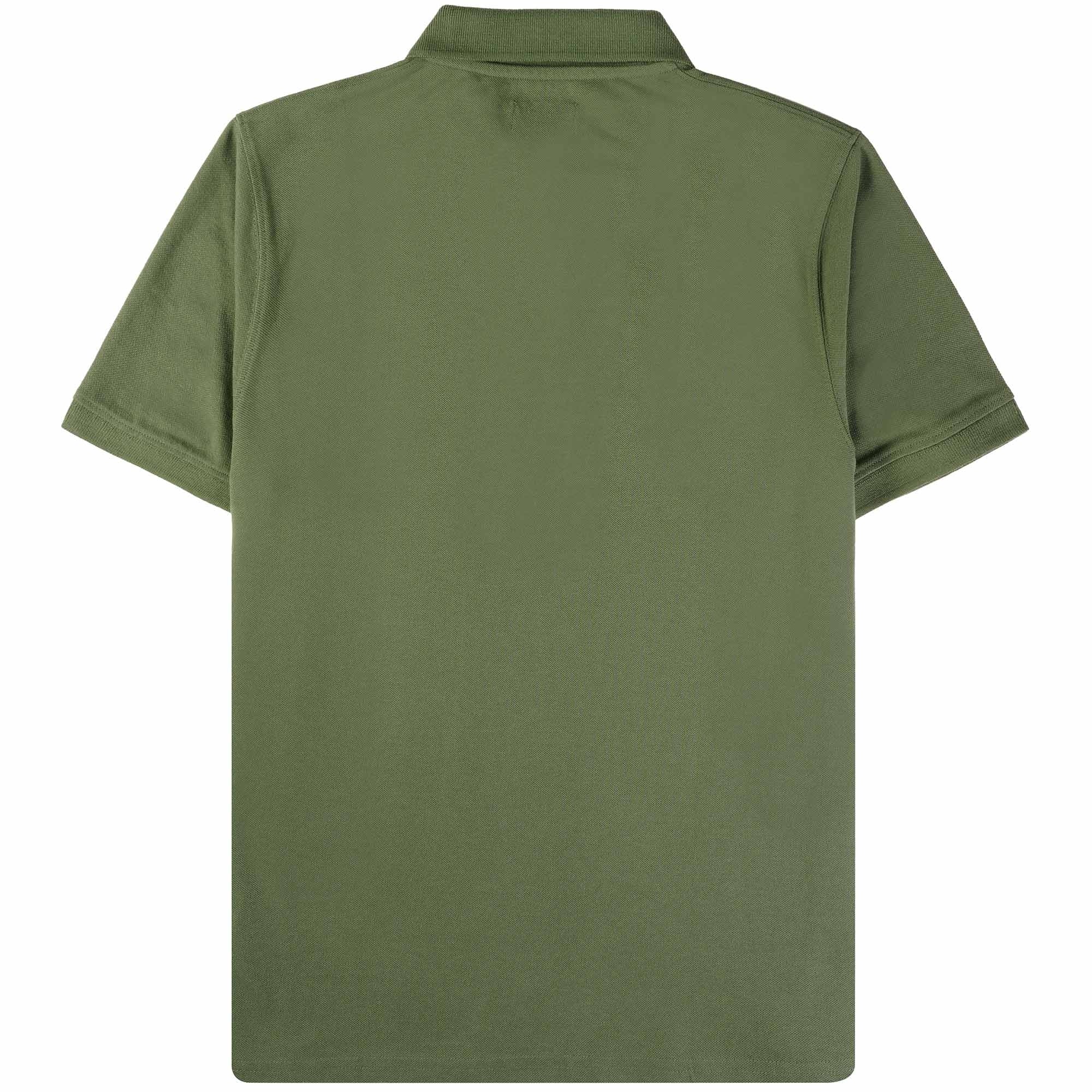 Aquascutum Logo Polo Shirt - Army Green