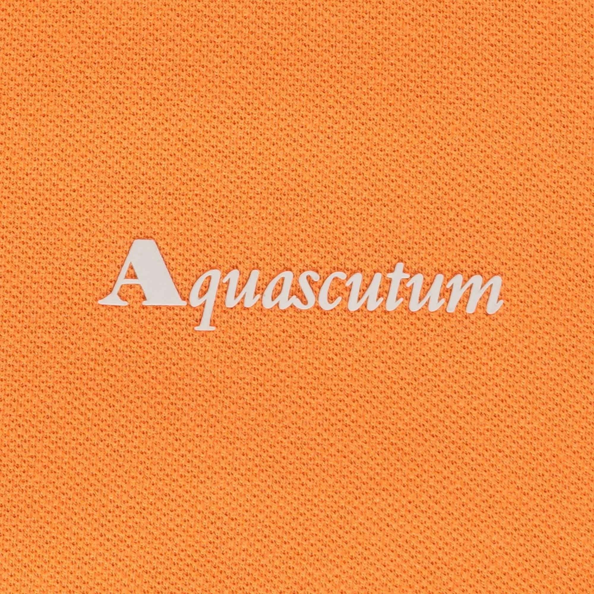 Aquascutum Logo Polo Shirt - Rust