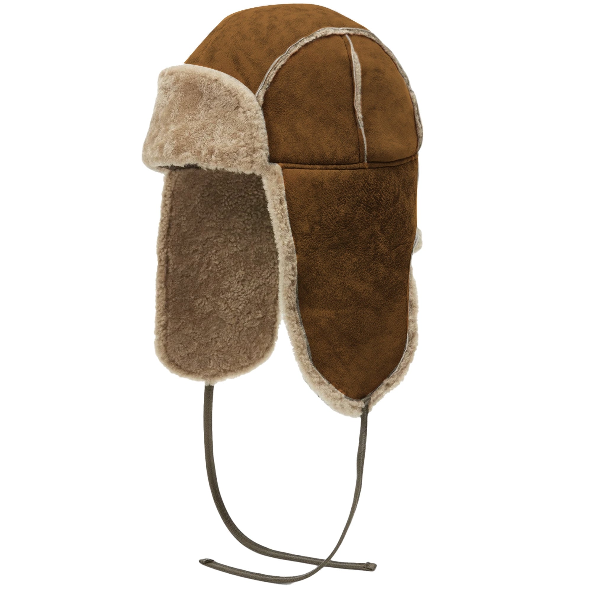 Stetson Hats Bomber Cap Lambskin - Brown