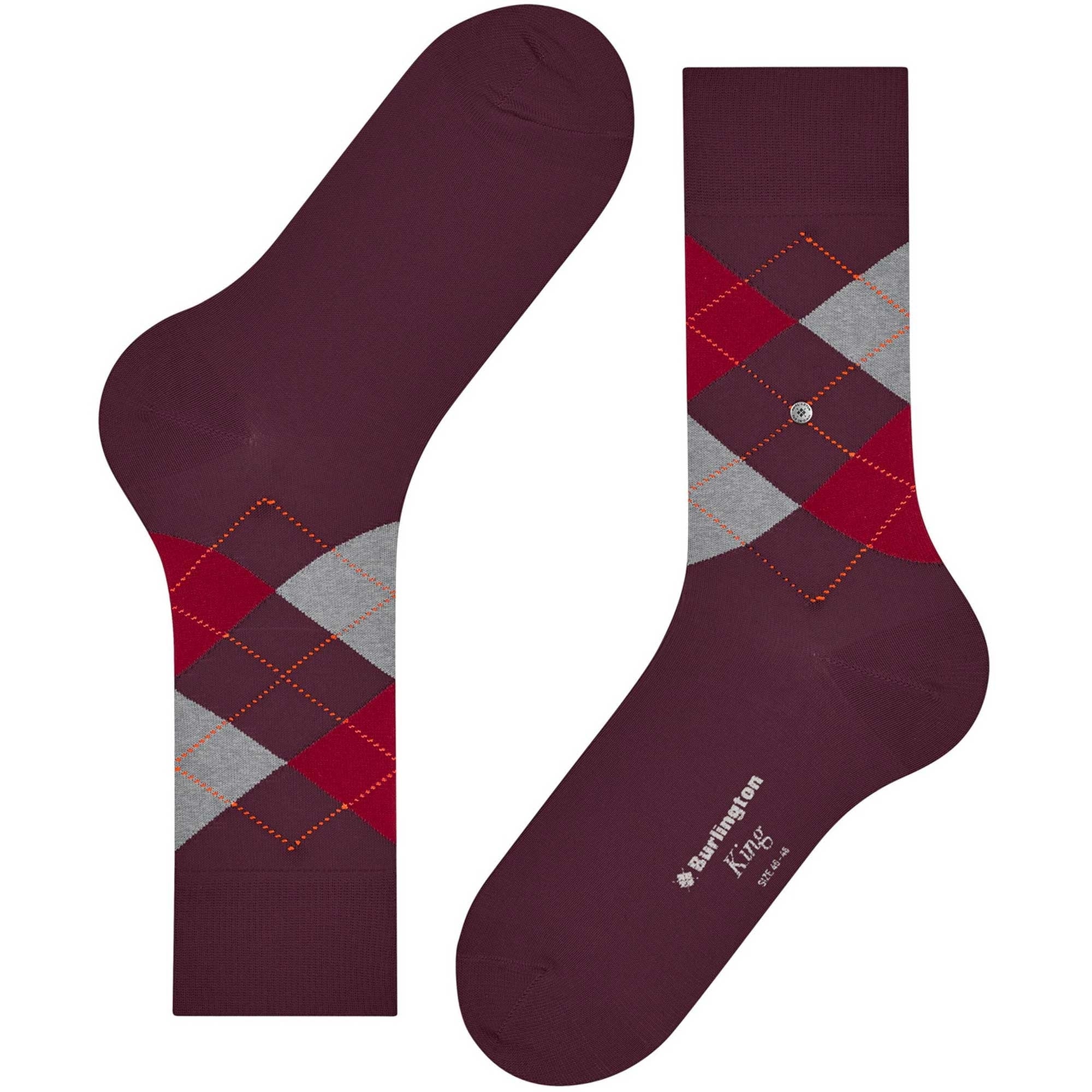 Burlington Socks King Socks - Red