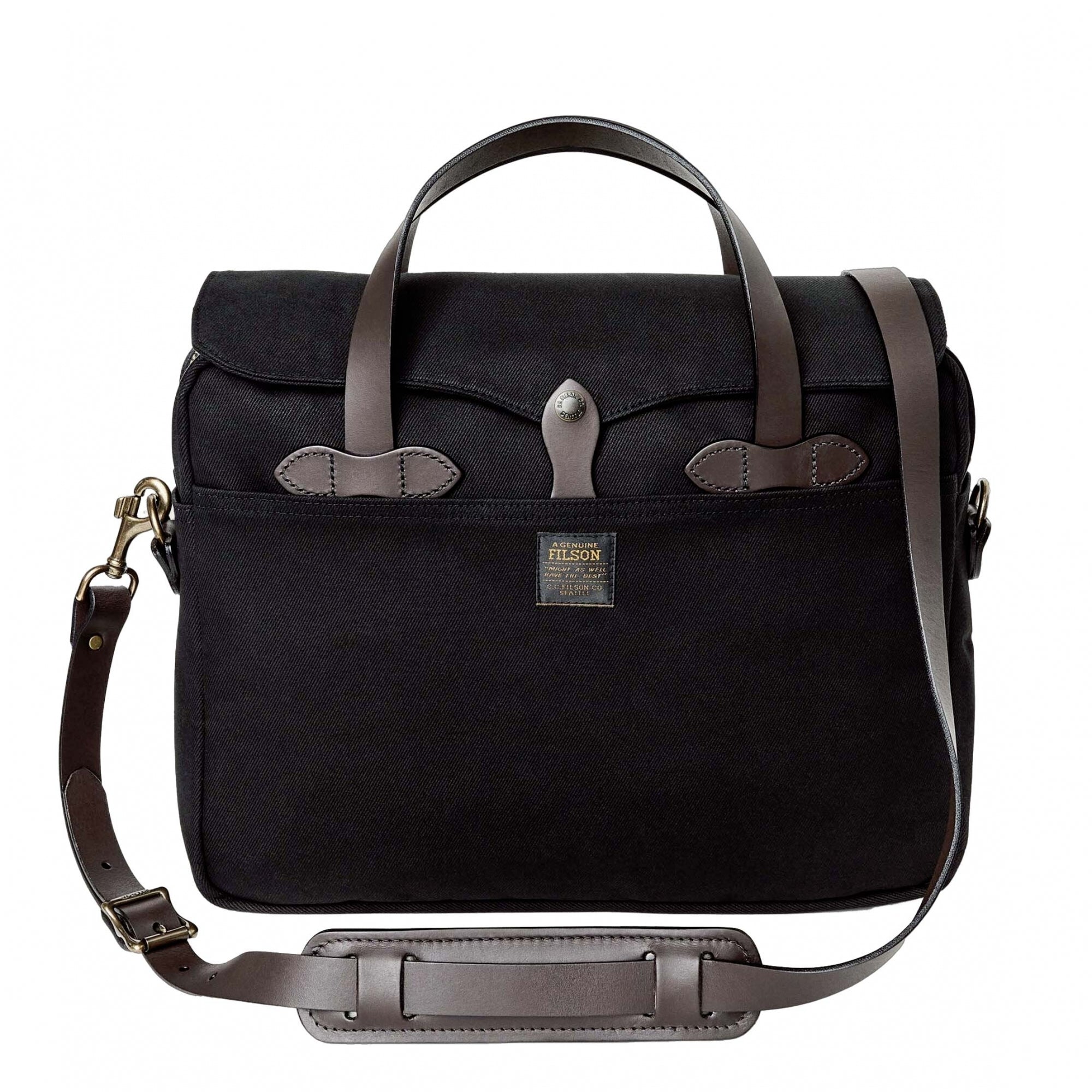 Filson Rugged Twill Original Briefcase - Black