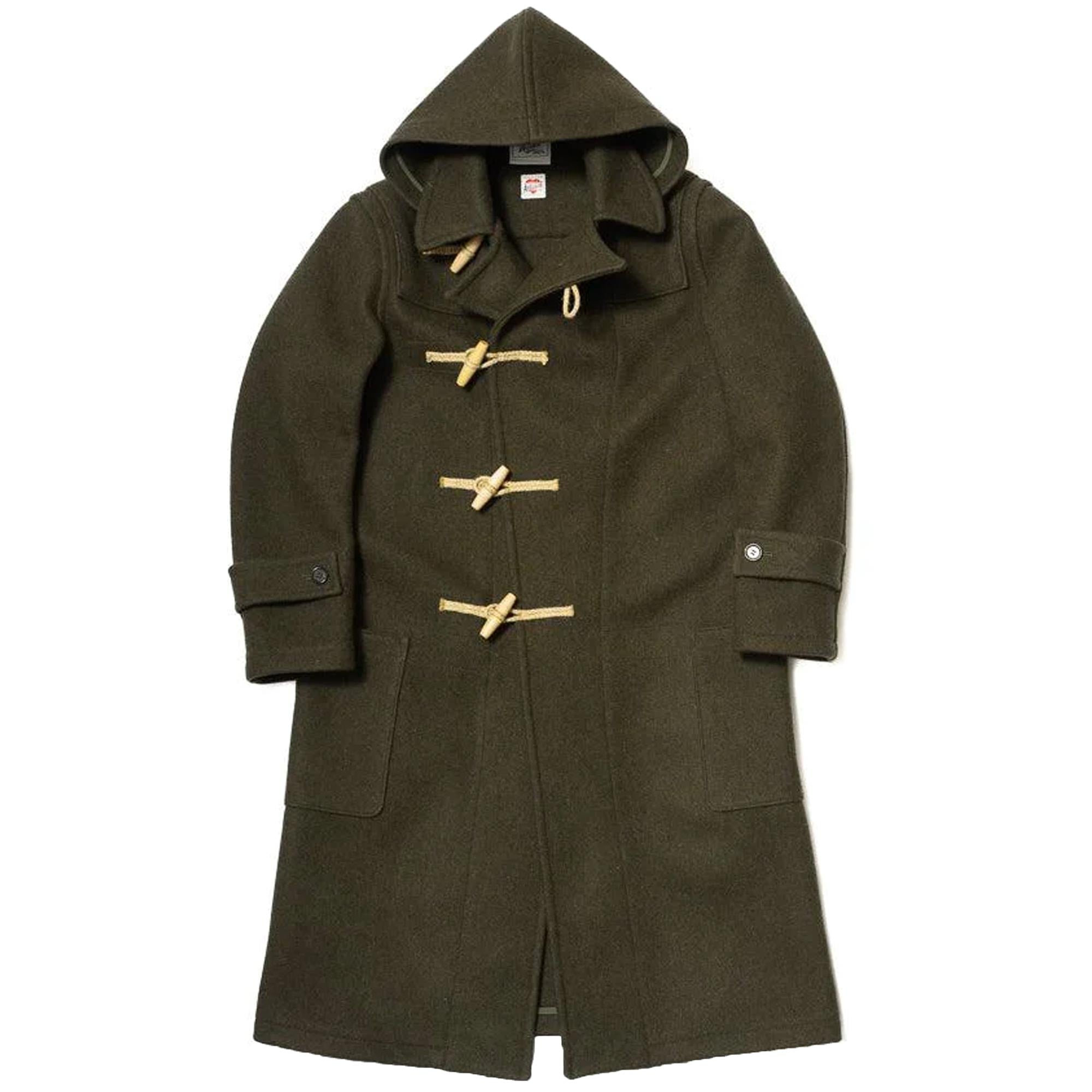 Allevol Pat' Duffle Coat - Olive