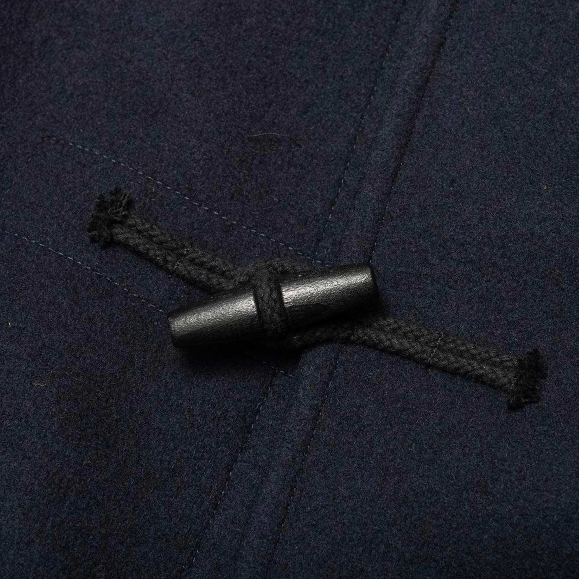 Allevol Pat' Duffle Coat - Black and Navy