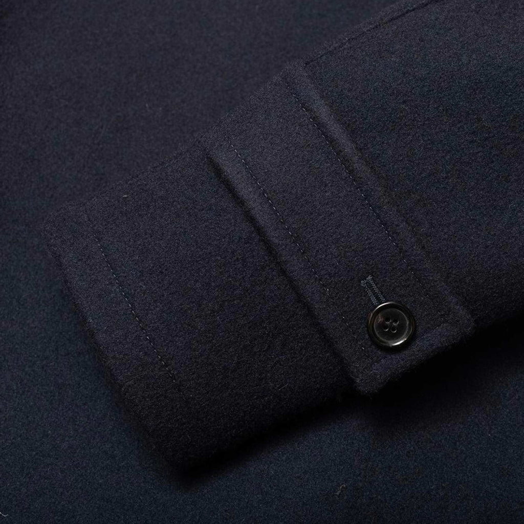 Allevol Pat' Duffle Coat - Black and Navy