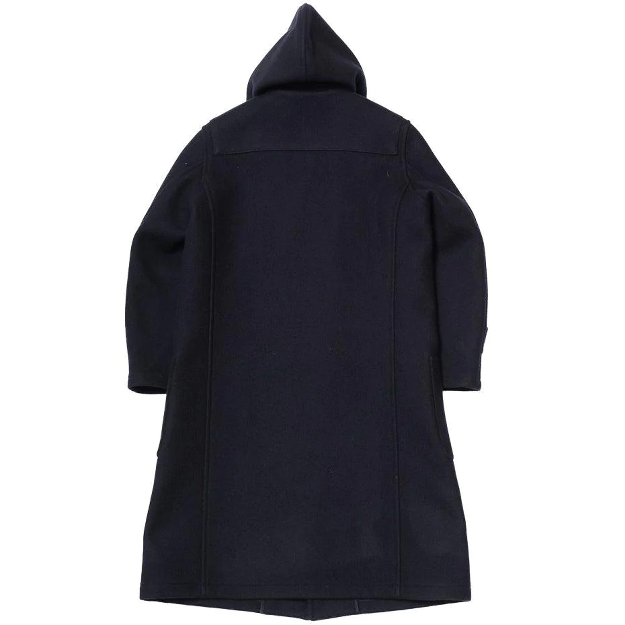 Allevol Pat' Duffle Coat - Black and Navy