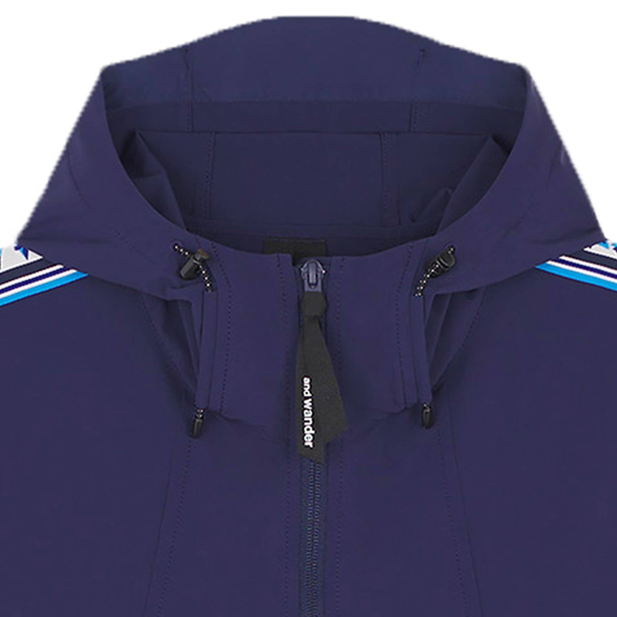 And Wander x Maison Kitsun Trak Hoodie - Navy