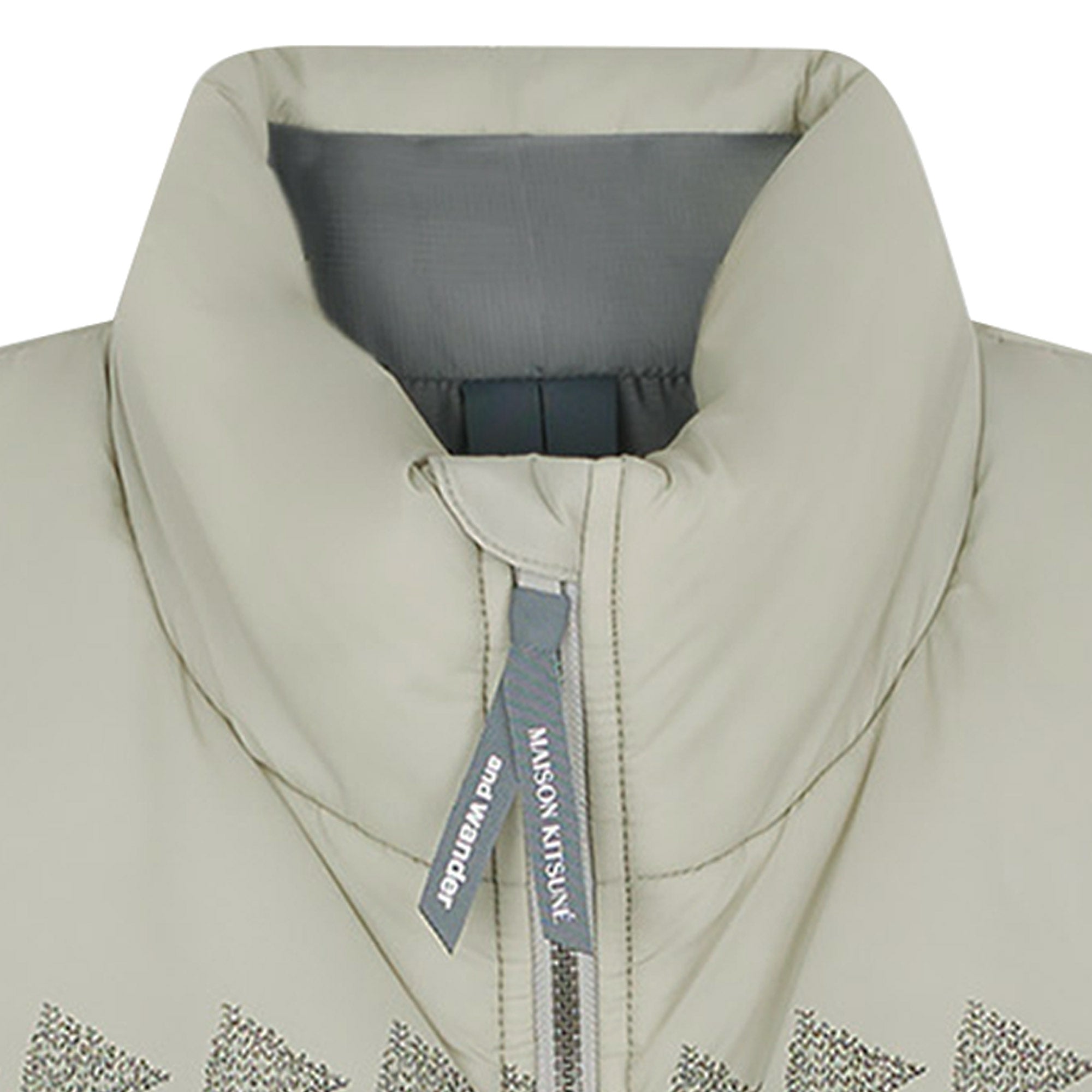 And Wander x Maison Kitsun Nordic Insulation Vest - Beige