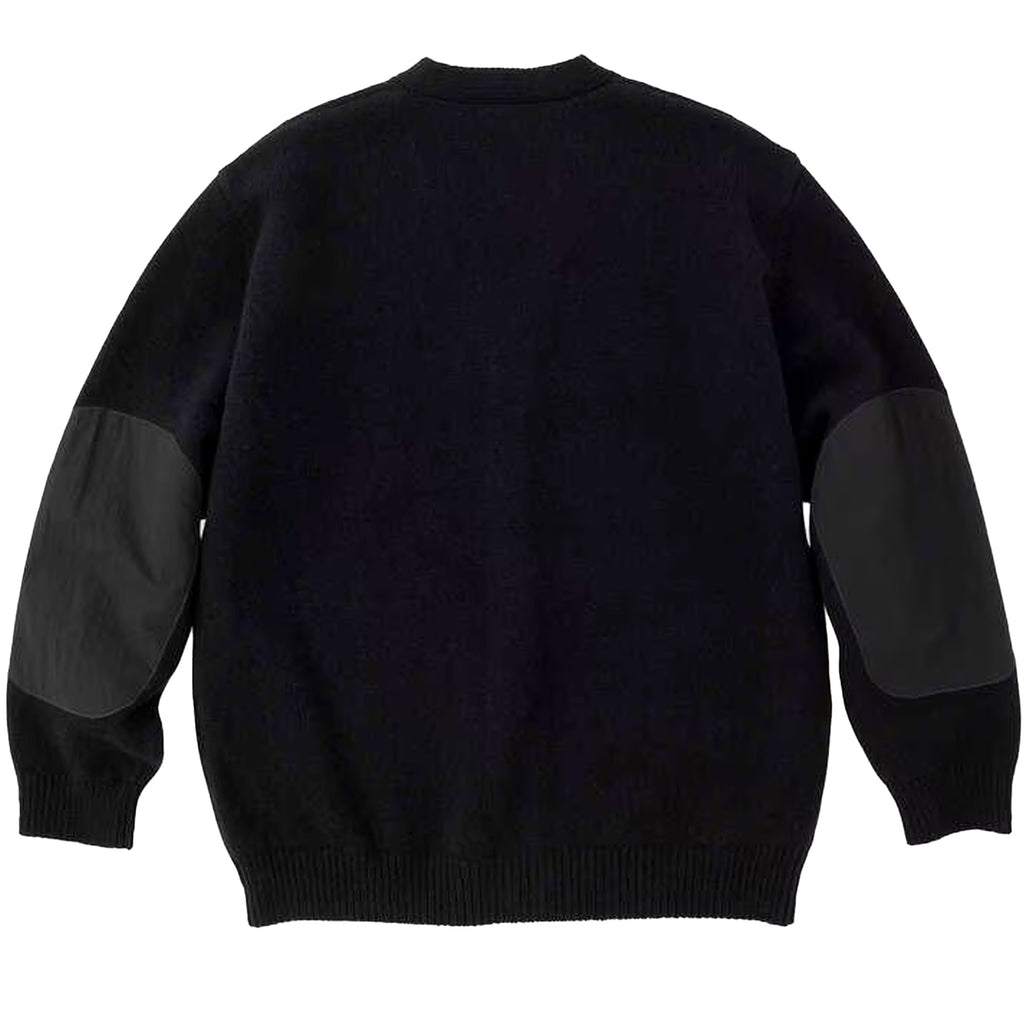 And Wander Shetland Wool Cardigan - Black