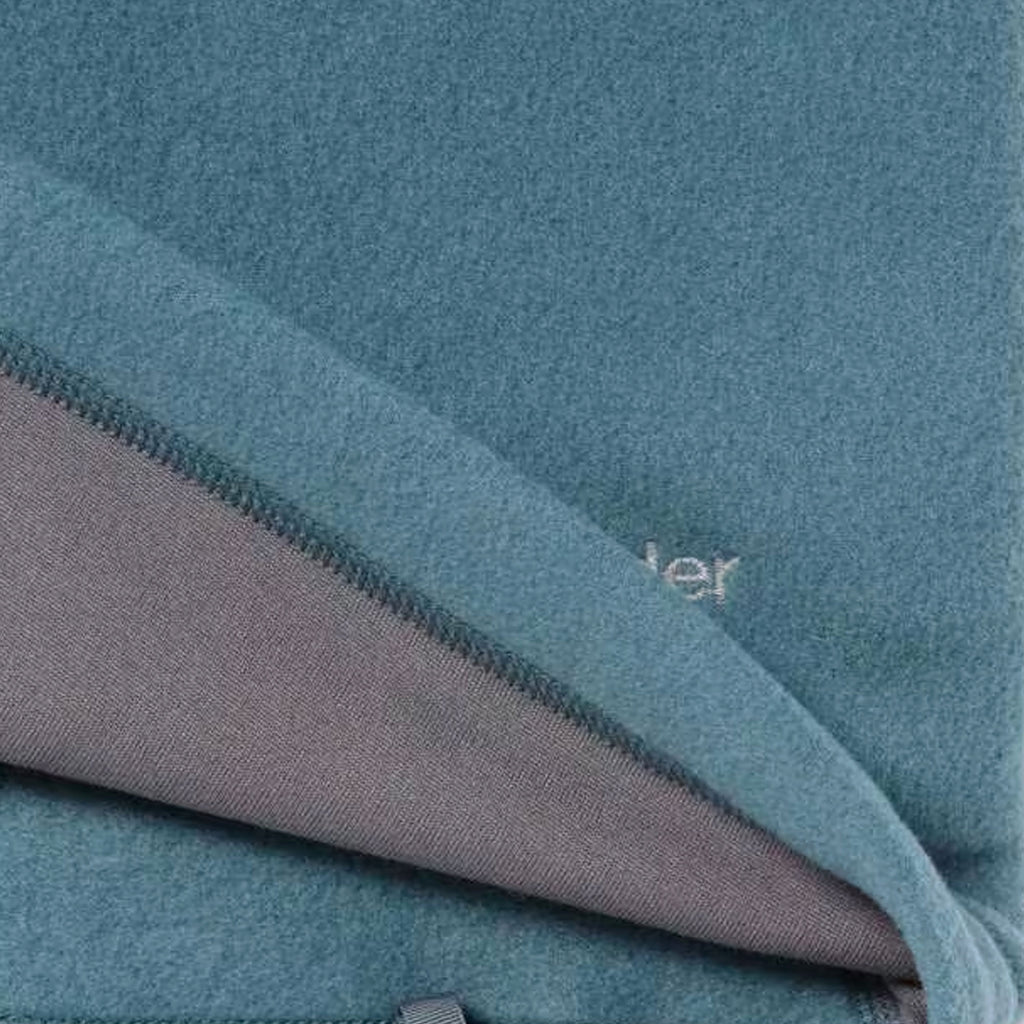 And Wander Wool Fleece Pullover - Blue Gray