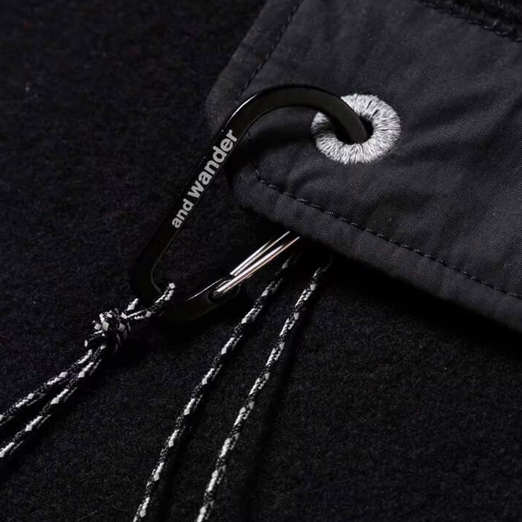 And Wander Wool Fleece Pullover - Black