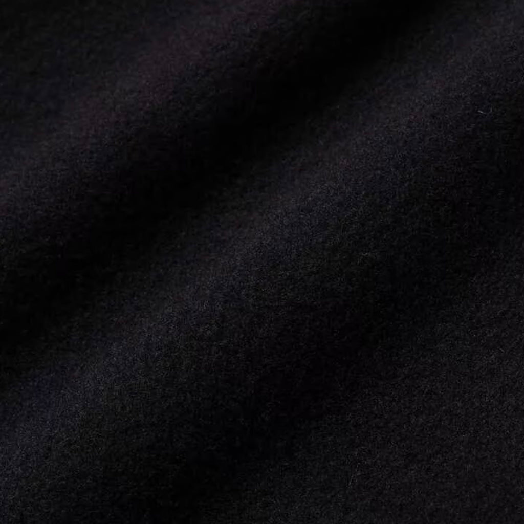 And Wander Wool Fleece Pullover - Black