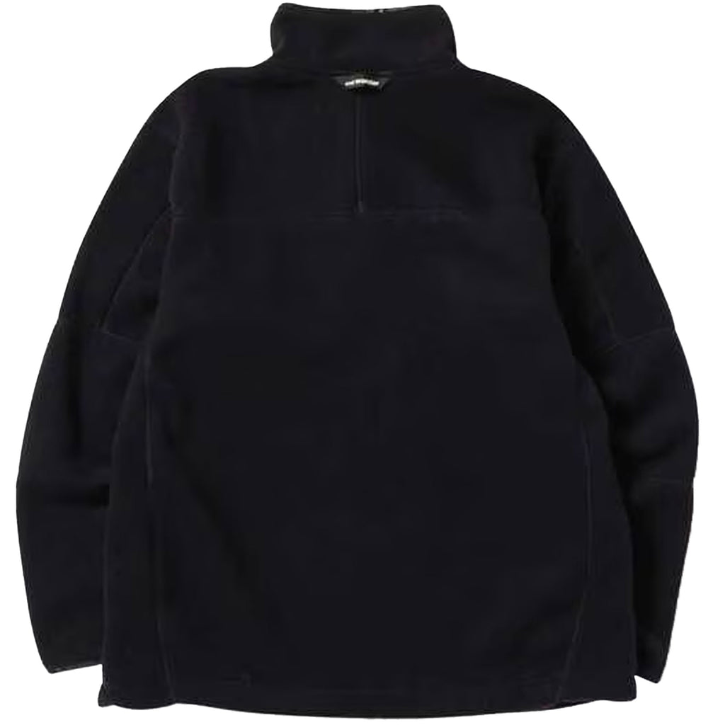 And Wander Wool Fleece Pullover - Black