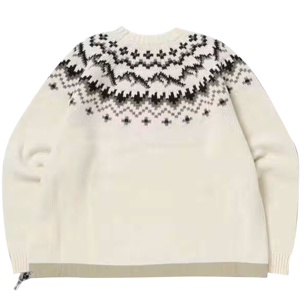 And Wander Lopi Knit Sweater - Off White