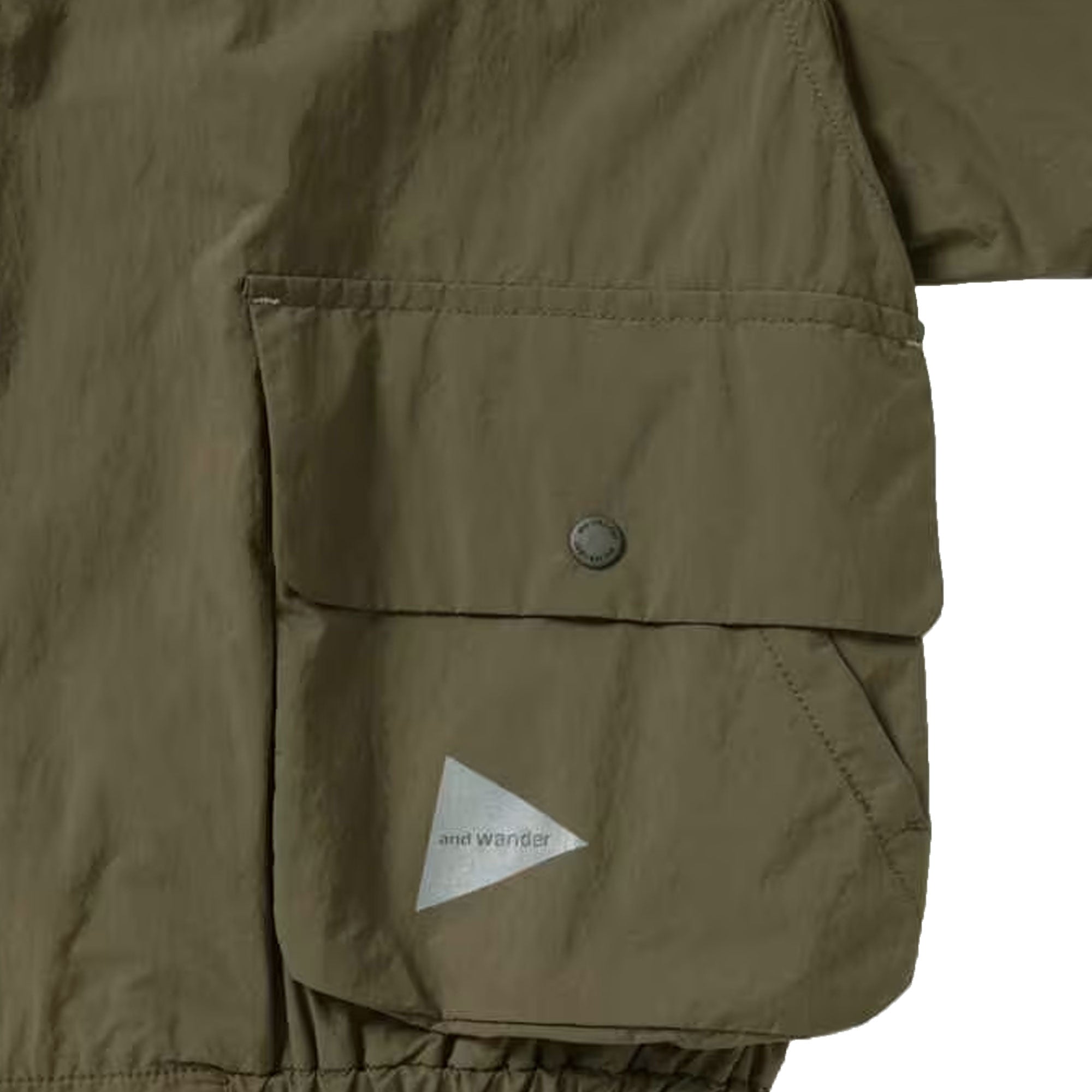 And Wander Water Repellent Light Jacket - Khaki – Stuarts London