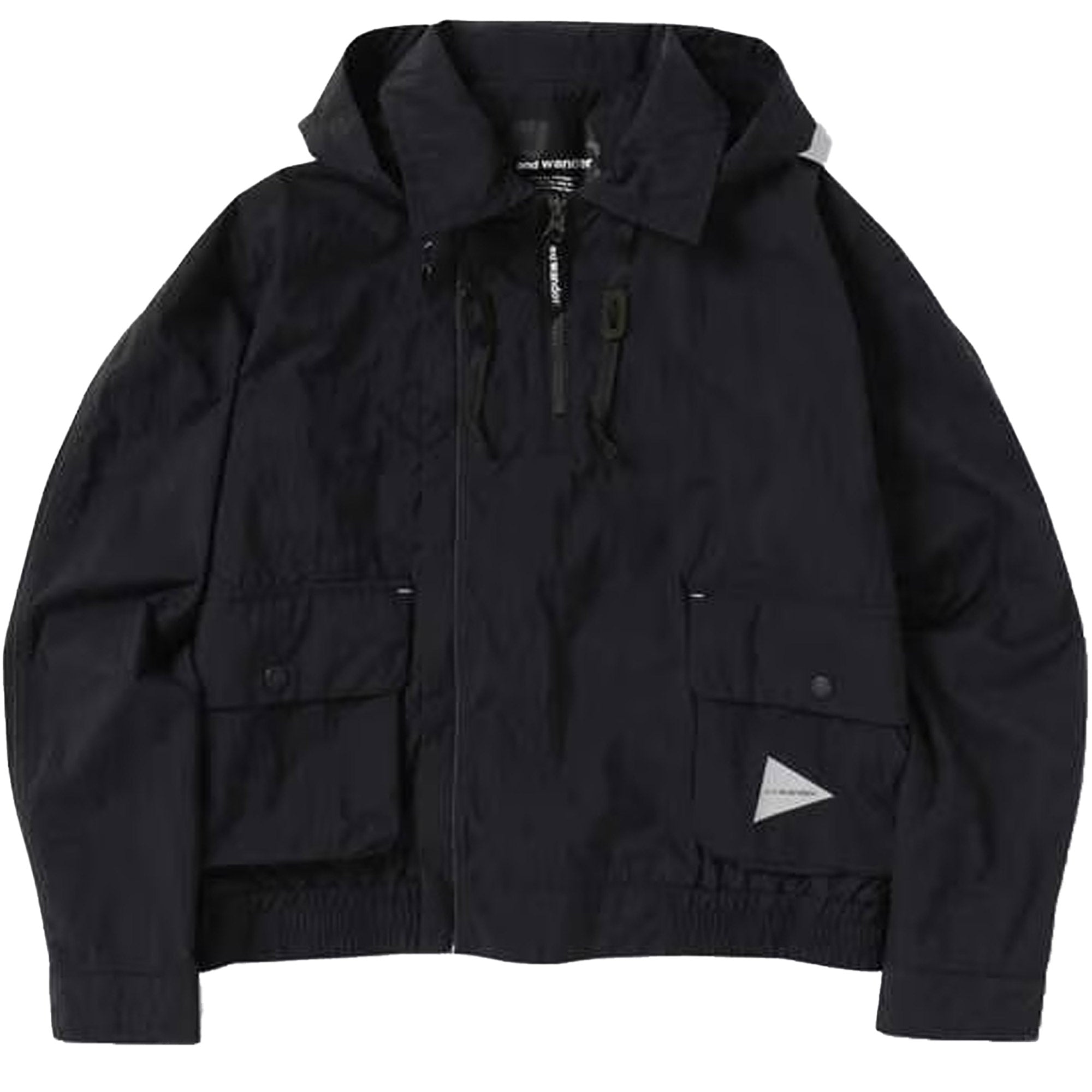 And Wander Water Repellent Light Jacket - Black – Stuarts London