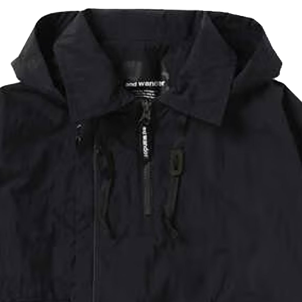 And Wander Water Repellent Light Jacket - Black
