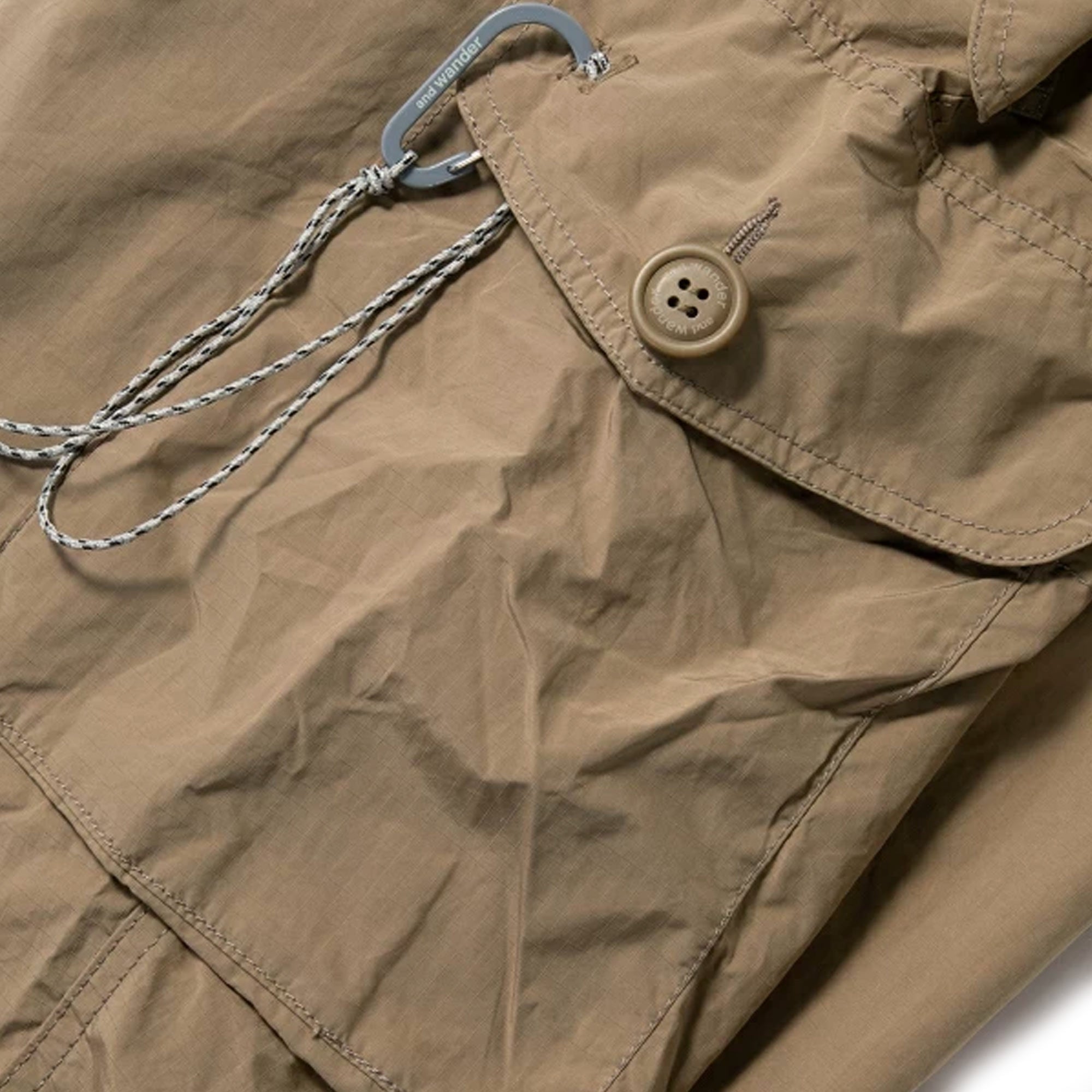 And Wander Oversized Cargo Pants 2 - Beige – Stuarts London