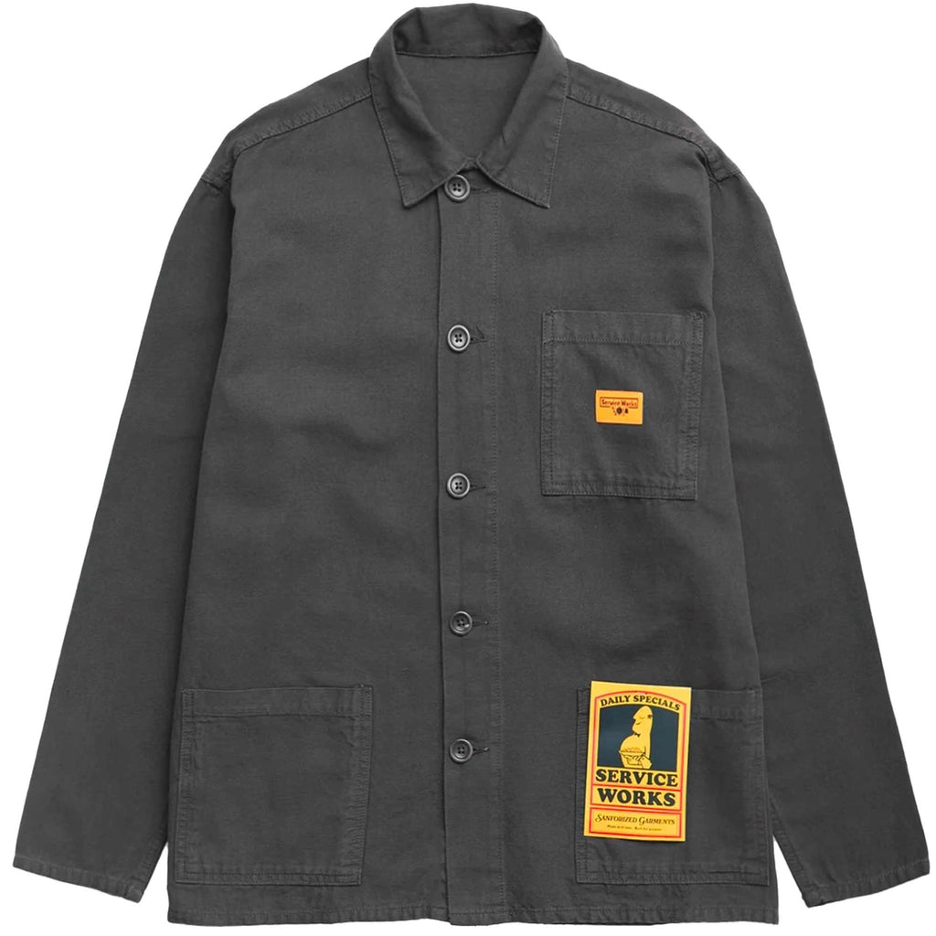 Service Works Canvas Coverall Jacket - Grey