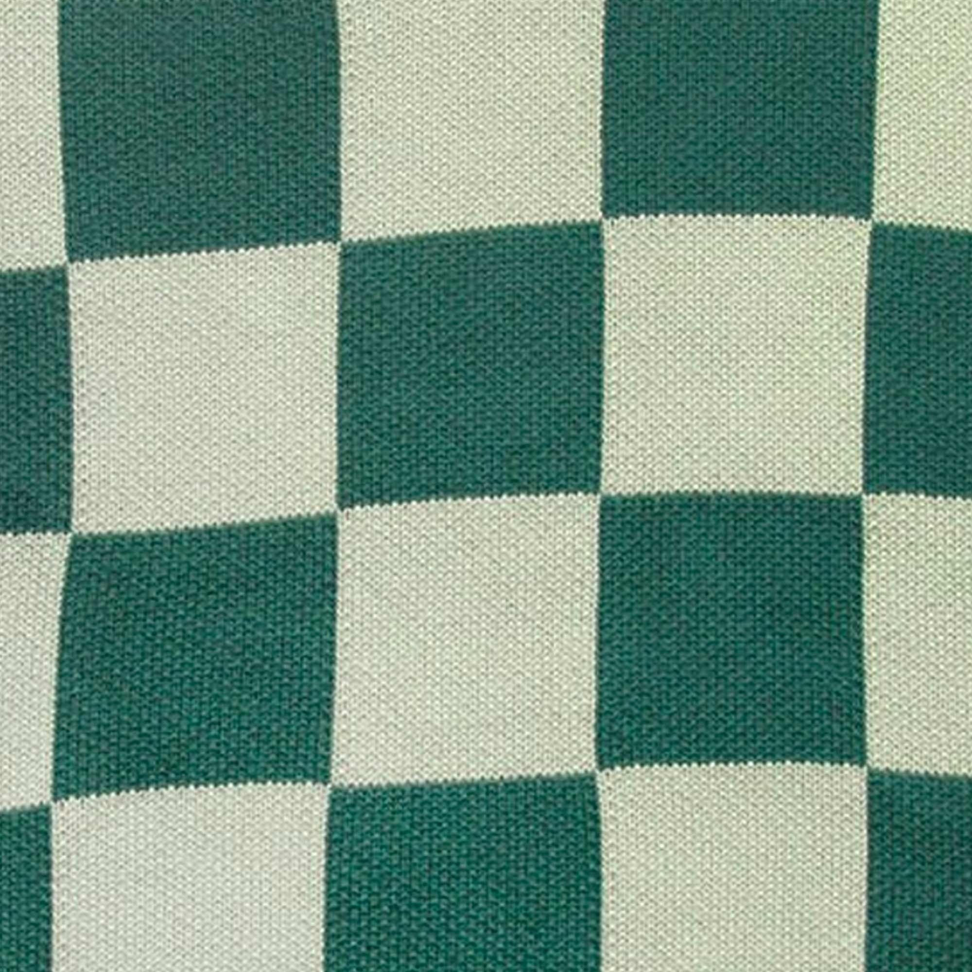 Service Works Checkerboard Knitted Vest - Green