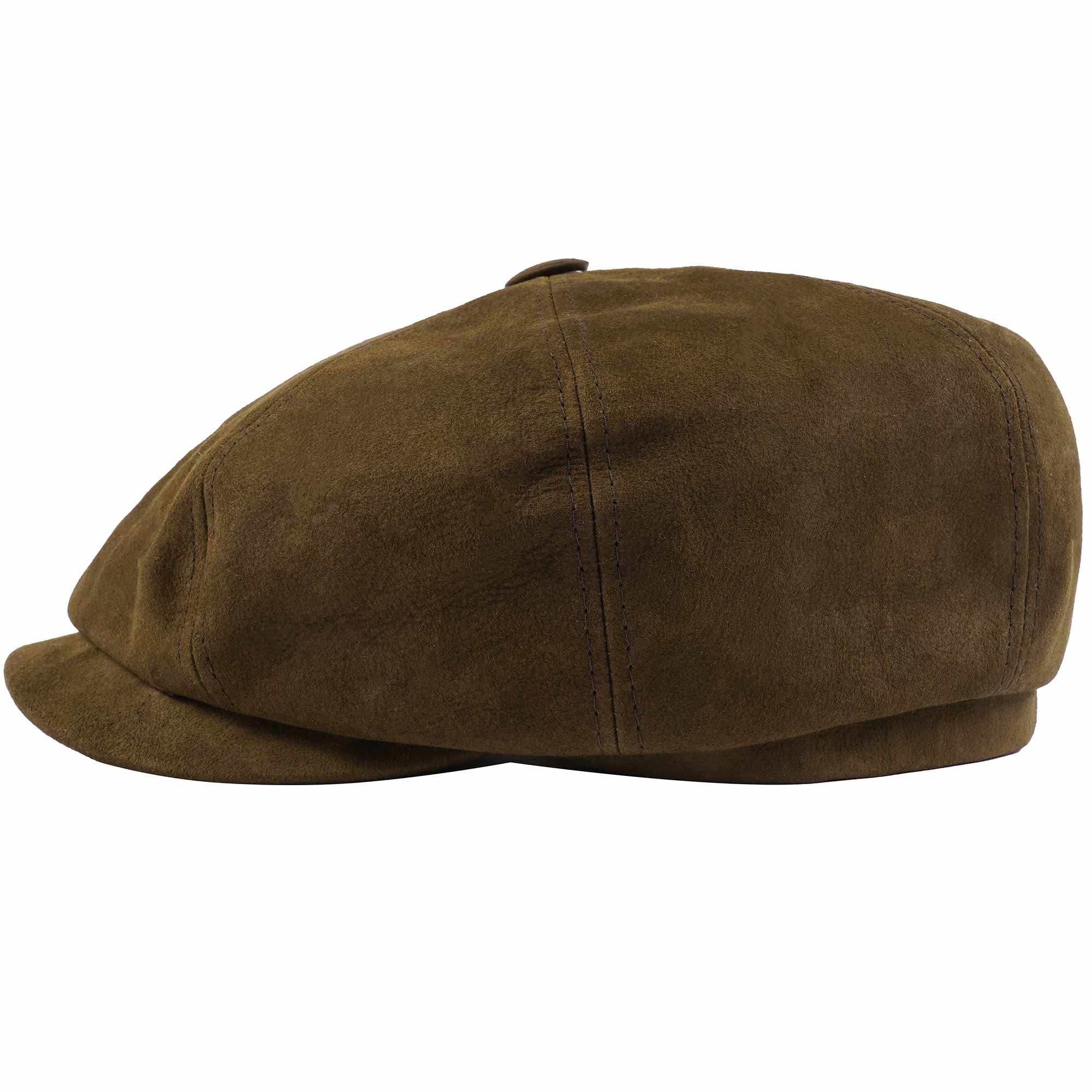 Stetson Hats Hatteras Flat Cap - Goat Suede
