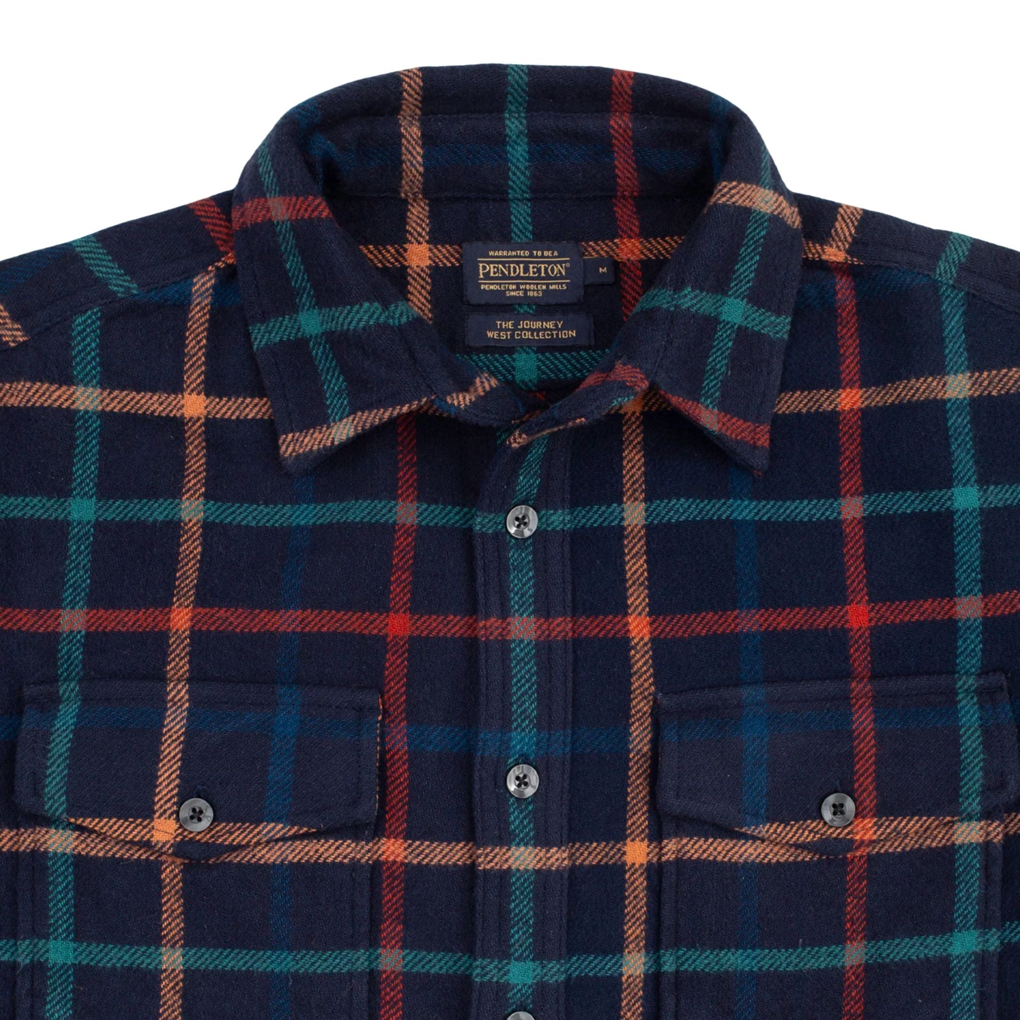 Pendleton Woolen Mills Big Pocket Shirt - Dark Blue