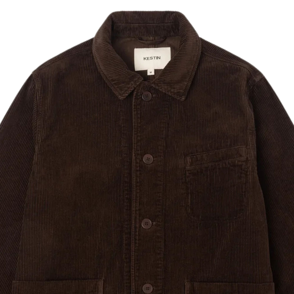 Kestin 8-Wale Organic Corduroy Huntly Jacket - Peat