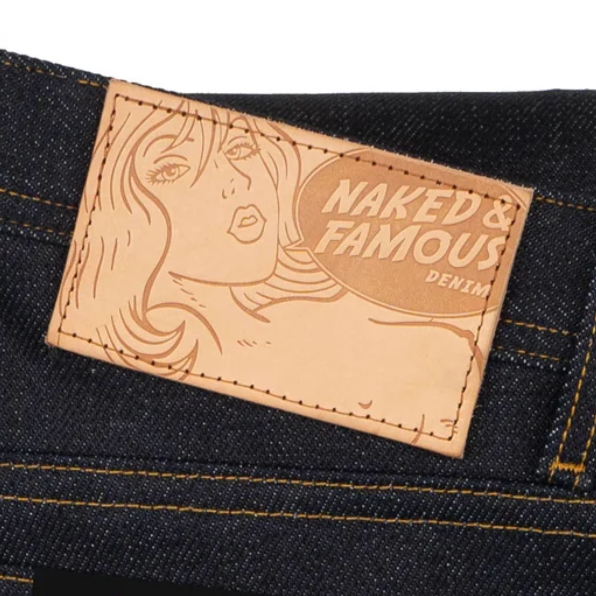 Naked and Famous Denim Weird Guy Elephant 2 Reborn - Indigo