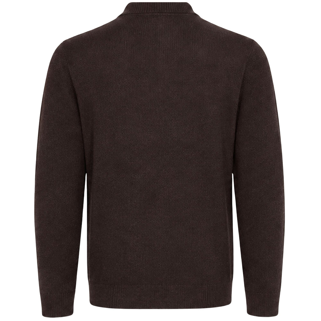Stuarts London Mayfair Merino Polo - Brown