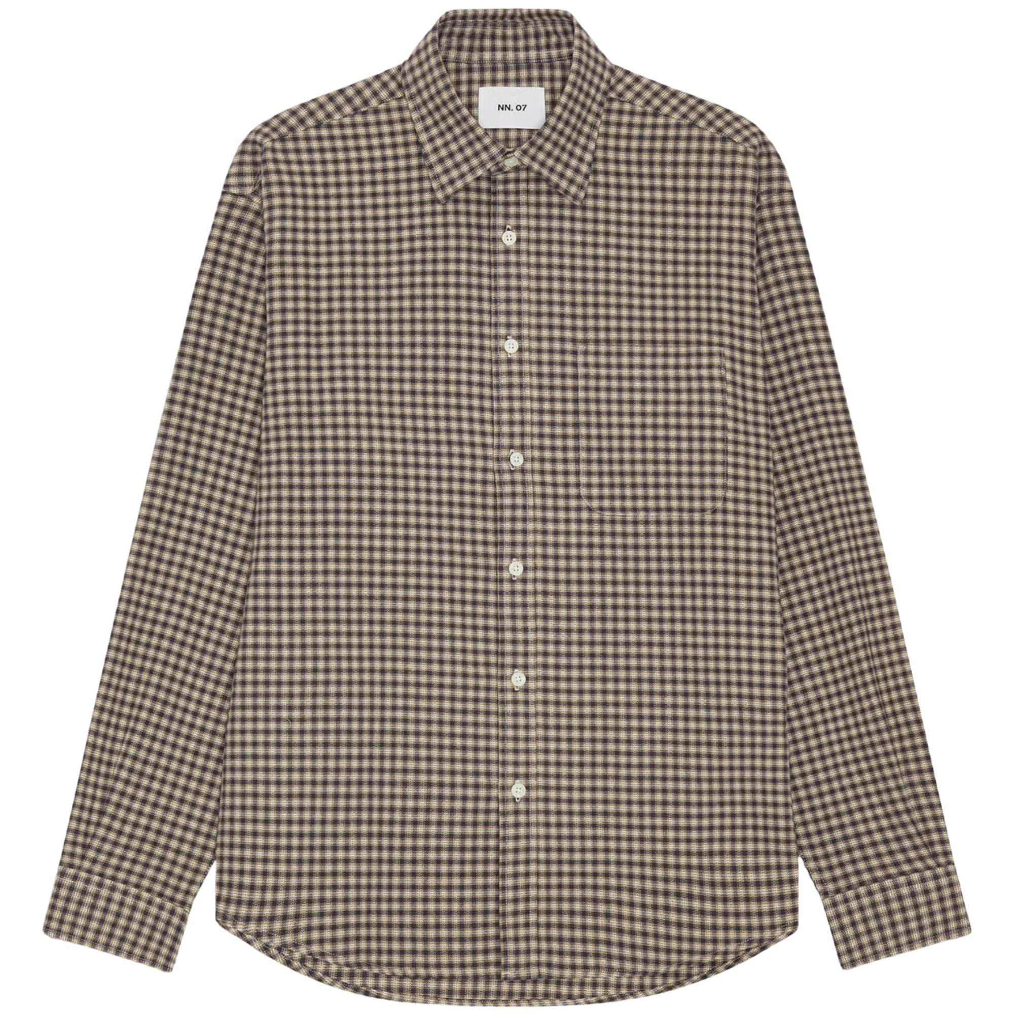 NN07 Deon Shirt - Sand Green