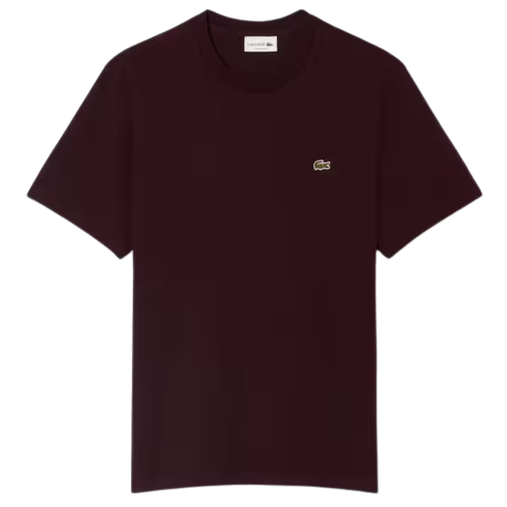 Lacoste Cotton T-Shirt - Dark Burgundy