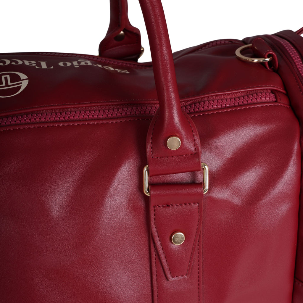 Sergio Tacchini x Stuarts x Stuarts Jorno Gym Holdall - Merlot/Buttercream